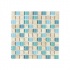 Diamond Tech Glass Travertine & Glass Mixes Cool Blues Tile & Stone