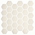 Adex Usa Coordinating Floor - Porcelain Hezagon Mosaic Bone Tile & Stone